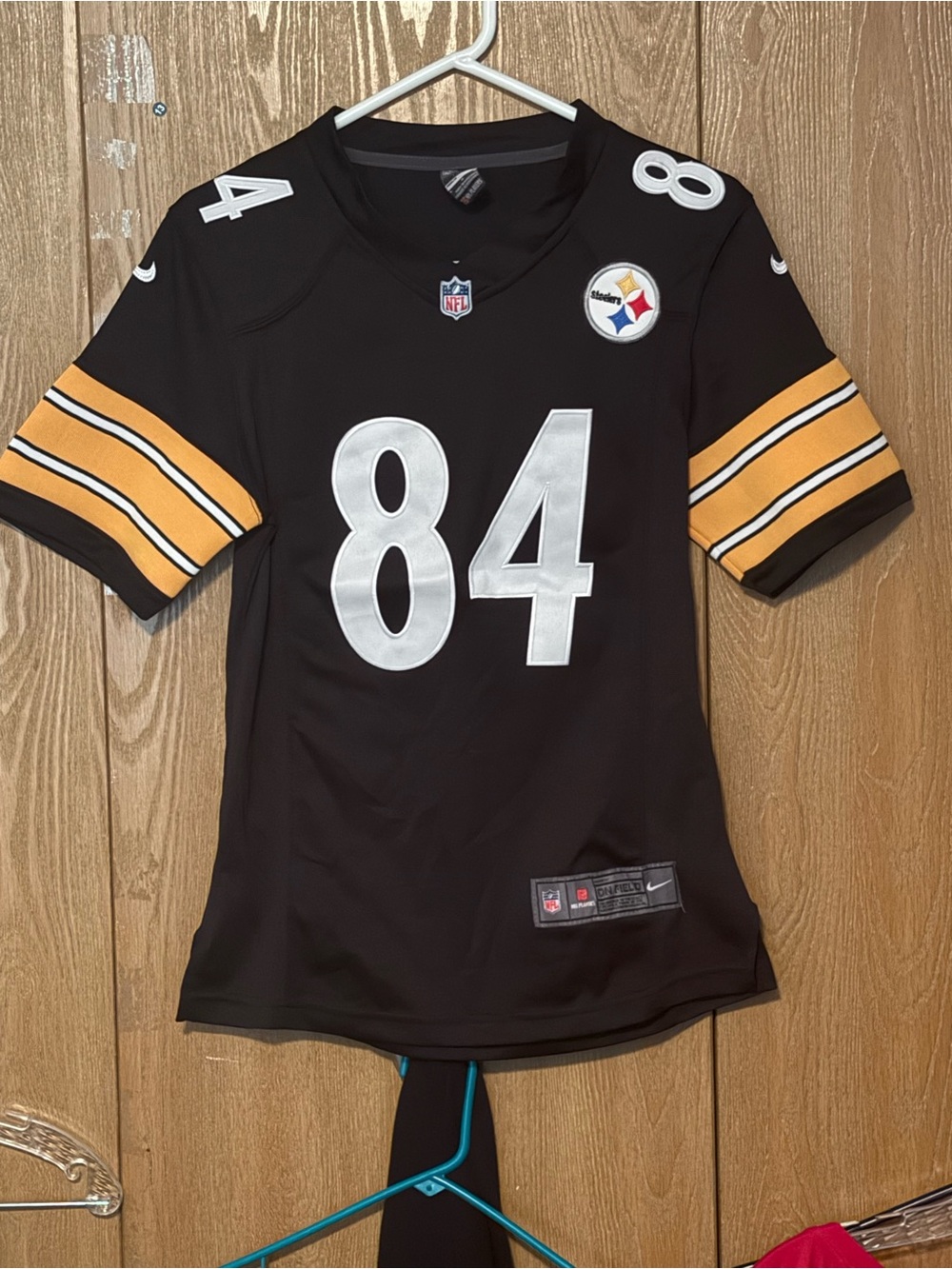 Youth Nike Pittsburgh Steelers #84 Black & Gold Jersey